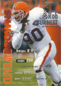 Rob Burnett 1995 Fleer #78 football card