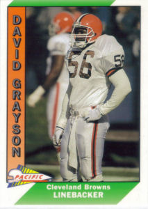 David Grayson 1991 Pacific #78 football card