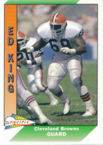Ed King 1991 Pacific #569 football card
