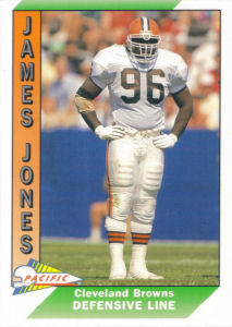 James Jones 1991 Pacific #571 football card