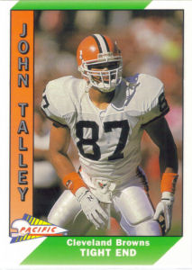 John Talley 1991 Pacific #87 football card