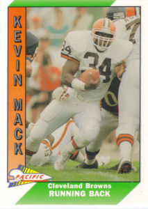 Kevin Mack 1991 Pacific #81 football card