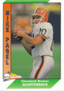 Mike Pagel 1991 Pacific #86 football card