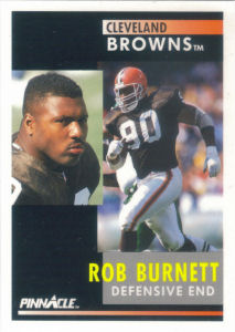 Rob Burnett 1991 Pinnacle #79 football card