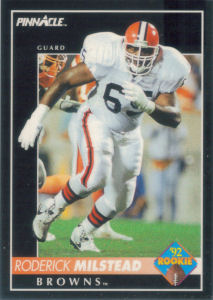 Roderick Milstead Rookie 1992 Pinnacle #326 football card