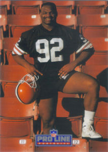 Michael Dean Perry 1991 Pro Line Portraits #92 football card