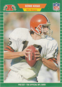 Bernie Kosar 1989 Pro Set #77 football card