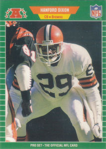 Hanford Dixon 1989 Pro Set #75 football card
