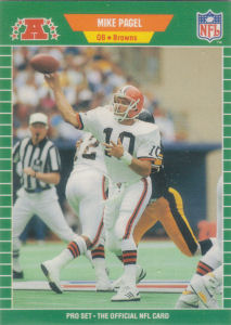 Mike Pagel 1989 Pro Set #76 football card
