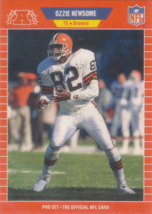Ozzie Newsome 1989 Pro Set #451 football card