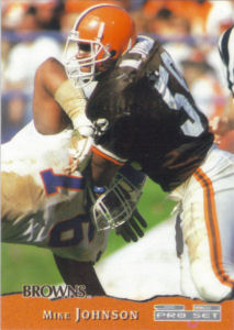 Mike Johnson 1993 Pro Set #109 football card